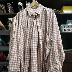 Burberry button-down; long sleeved